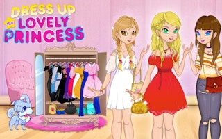 Dress Up The Lovely Princess game cover