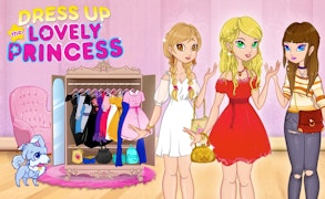 Dress Up The Lovely Princess game cover