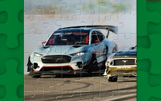 Drifting Mustang Car Puzzle