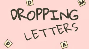 Image for Dropping Letters