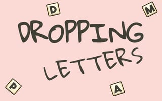 Dropping Letters game cover
