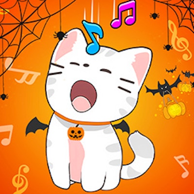 Duet Cats Halloween Cat Music By Gamepix