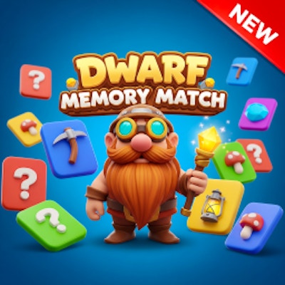 Dwarf Memory Match By Gamepix