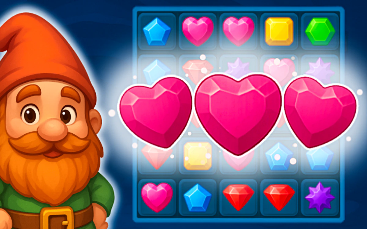 Play Dwarven Treasures — free online Match 3 game