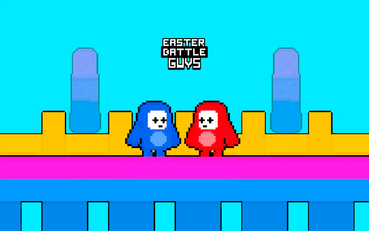 Play Easter Battle Guys — free online Two Player game