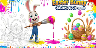 Easter Bunny Coloring Book for Kids thumbnail