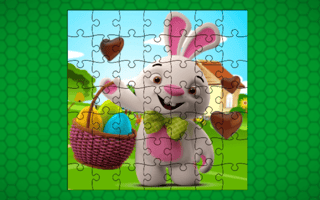 Easter Bunny Eggs Jigsaw