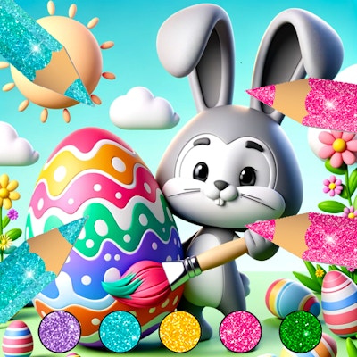 Easter Egg Coloring Games By Gamepix