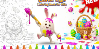 Easter Eggs Coloring Book for Kids thumbnail