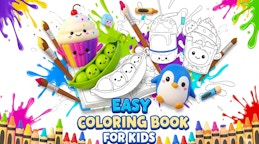 Easy Coloring Book for Kids