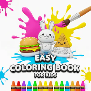 كتاب تلوين سهل للأطفال Thumbnail