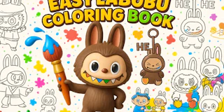 Easy Labubu Coloring Book thumbnail