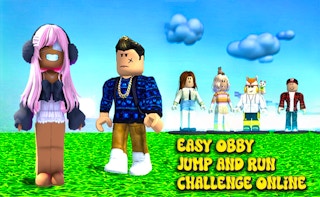 Juega gratis a Easy Obby Jump and Run Challenge Online