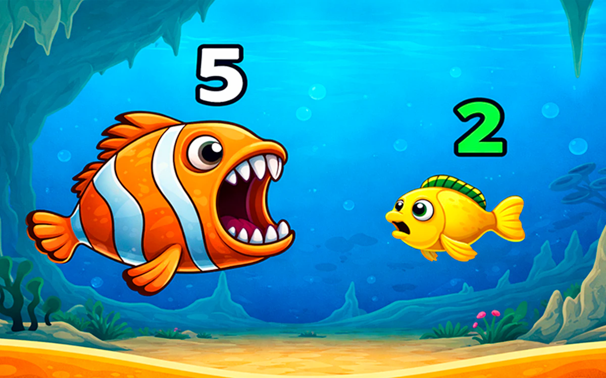 Play Eat a Smaller Fish — free online Sharks game