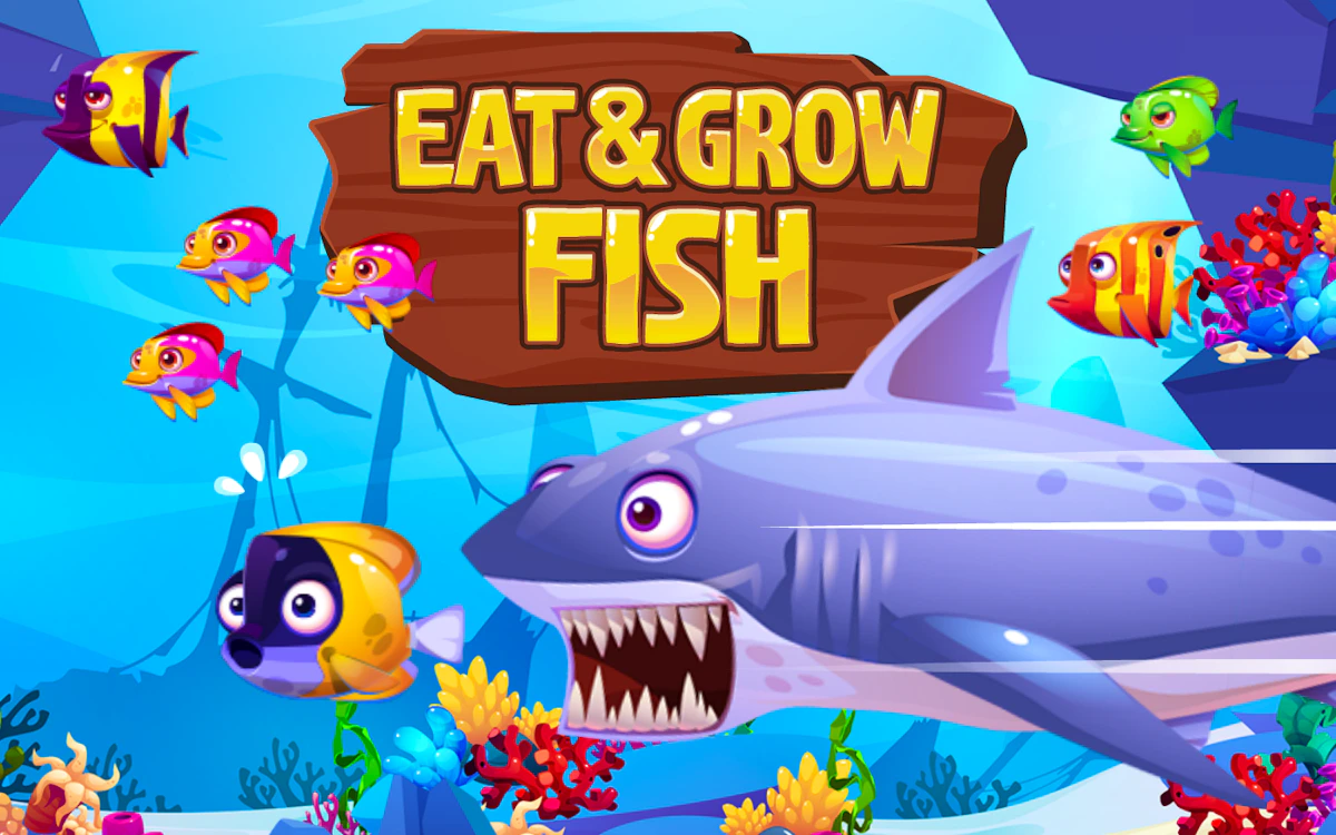 Play Eat and Grow Fish — free online Casual game