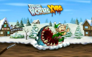 Effing Worms Xmas game cover