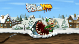 Effing Worms Xmas game cover