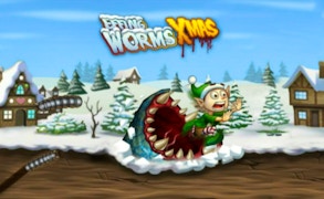 Effing Worms Xmas game cover