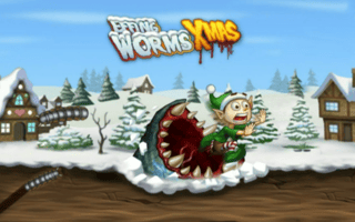 Effing Worms Xmas game cover