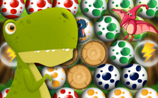 Egg Shooter Bubble Dinosaur game cover