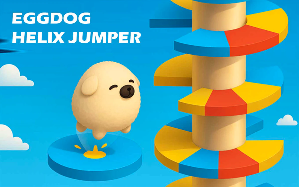 Play Eggdog Helix Jumper — free online Hyper Casual game