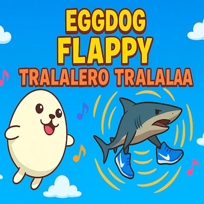 Eggdog Flappy Tralalero Tralala By Gamepix