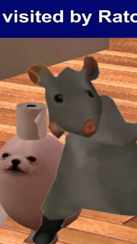 Eggdog visited by Ratomilton