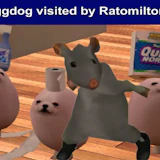 Eggdog visited by Ratomilton
