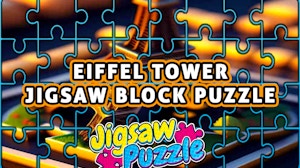 Image for Eiffel Tower Jigsaw Block Puzzle