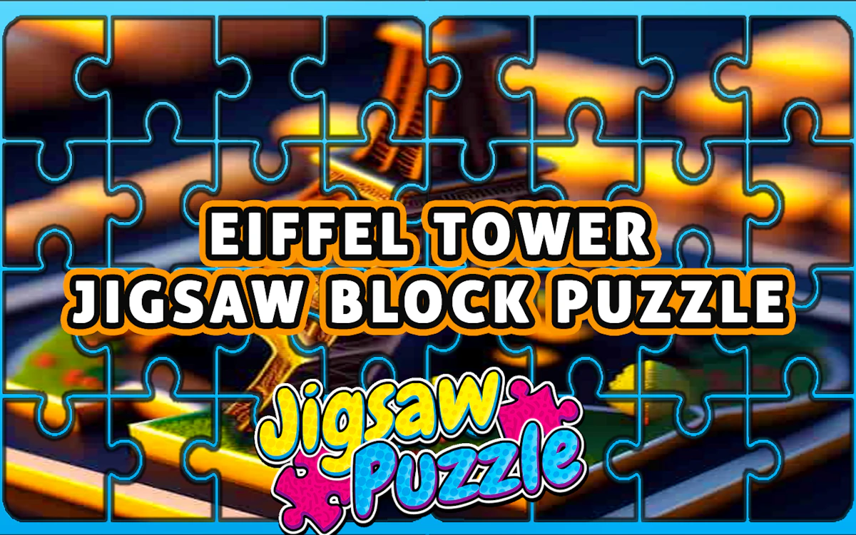 Play Eiffel Tower Jigsaw Block Puzzle — free online Board game