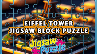 Eiffel Tower Jigsaw Block Puzzle game cover