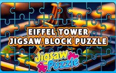 Eiffel Tower Jigsaw Block Puzzle