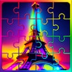 Eiffel Tower Jigsaw Block Puzzle