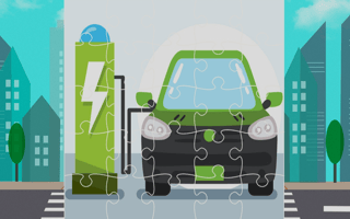 Electric Cars Jigsaw game cover