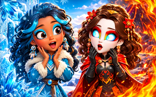 Elemental DressUp Magic oyun görseli
