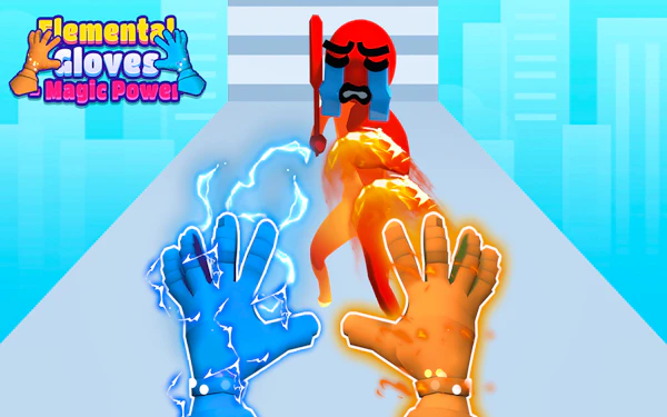 Elemental Gloves Magic Power