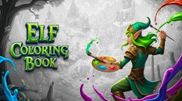 Elf Coloring Book