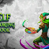 Elf Coloring Book