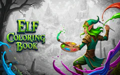 Elf Coloring Book