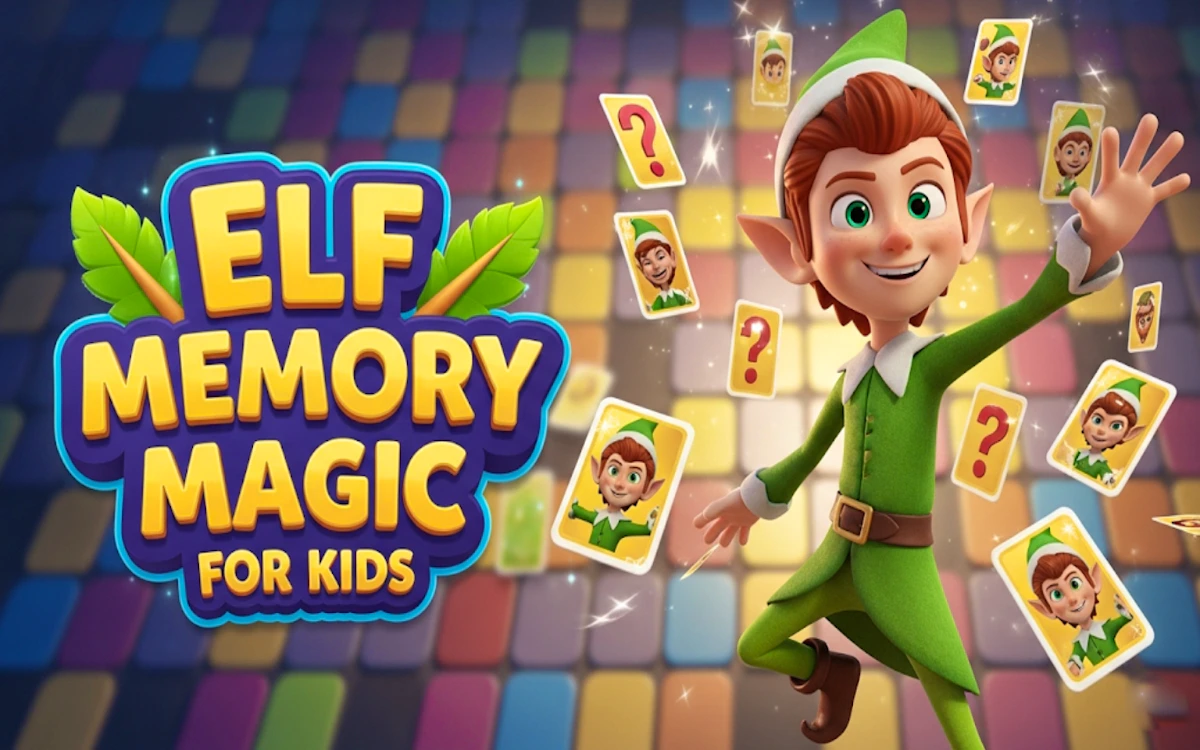 Play Elf Memory Magic for Kids — free online Memory game