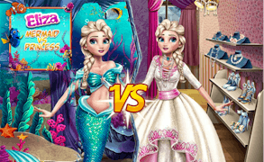 Eliza Mermaid Vs Princess game cover