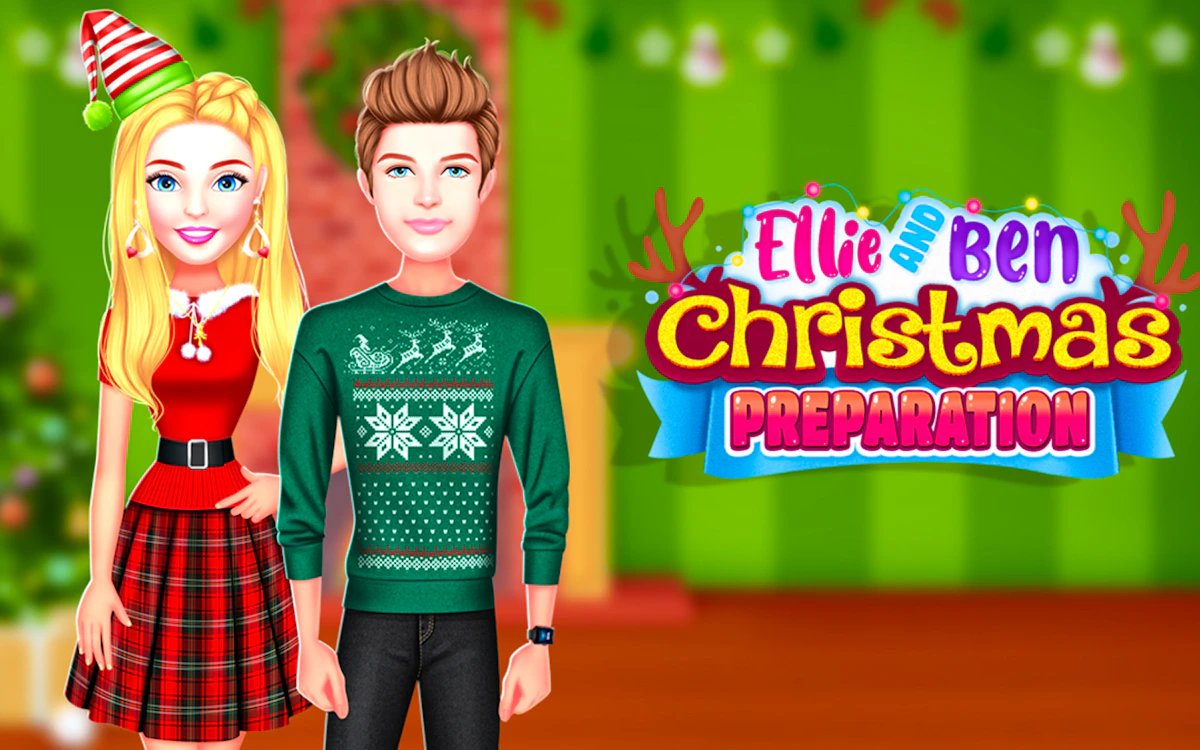Play Ellie And Ben Christmas Preparation — free online Kids game