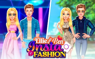 Ellie And Ben Insta Fashion game cover