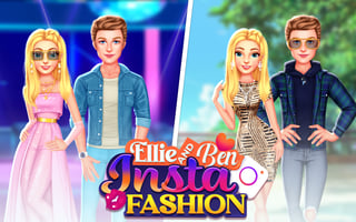 Ellie And Ben Insta Fashion game cover