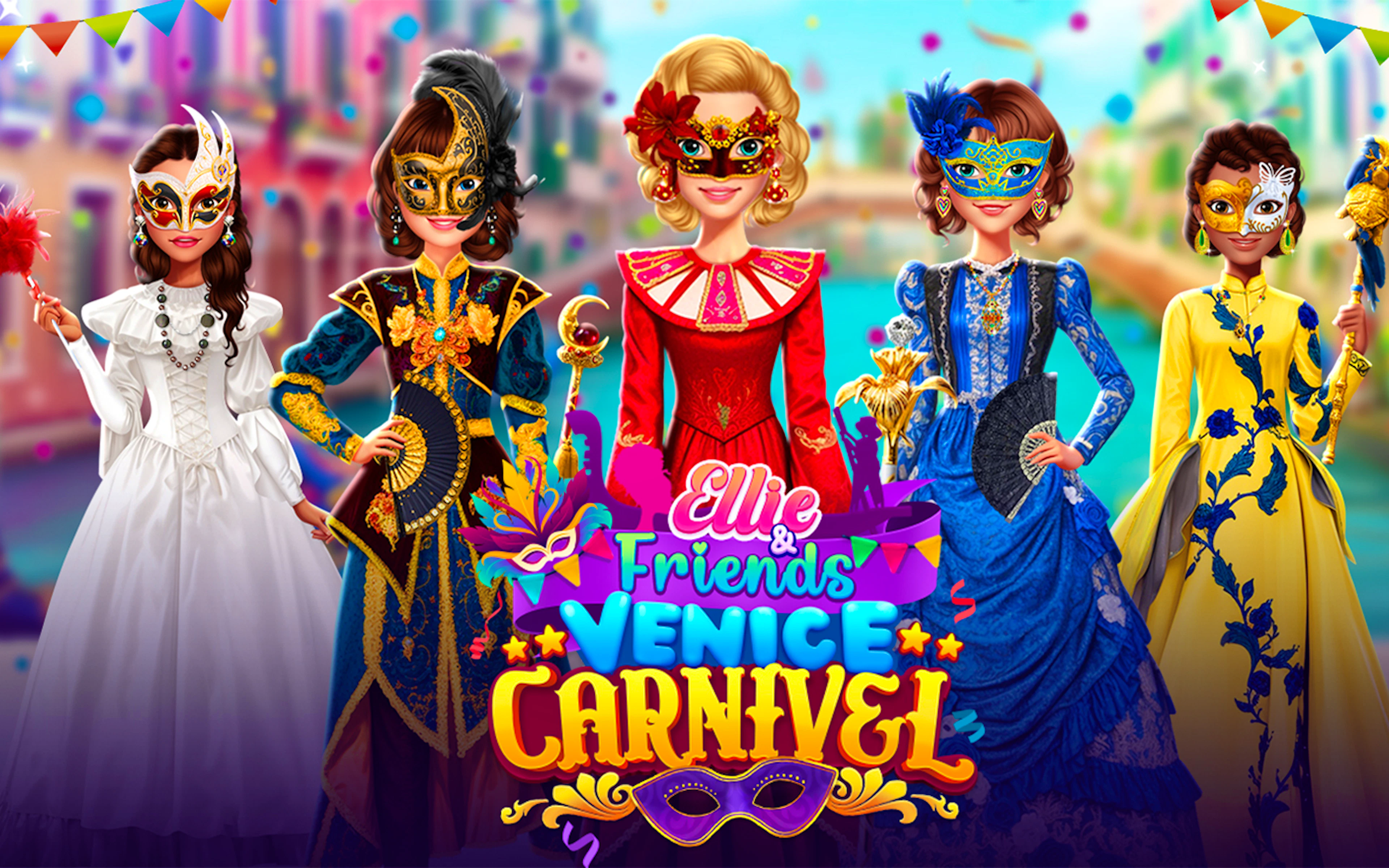 Ellie and Friends Venice Carnival