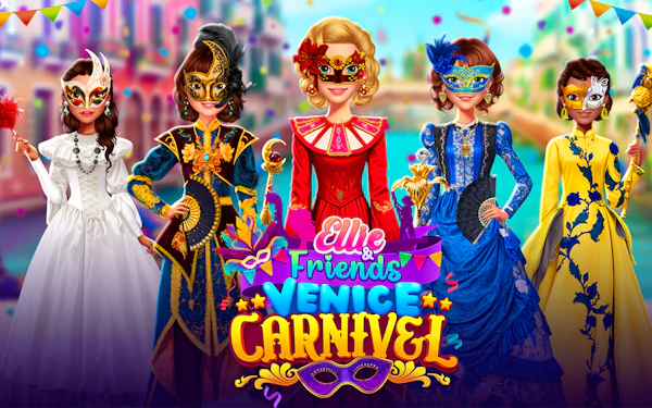 Ellie and Friends Venice Carnival