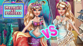 Ellie Mermaid Vs Princess game cover
