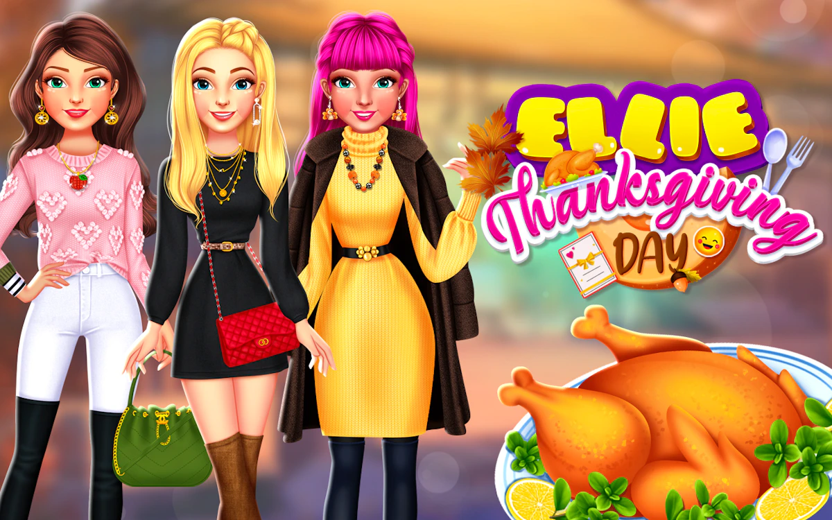 Play Ellie Thanksgiving Day — free online Kids game