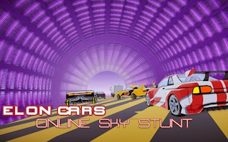 Elon Cars : Online Sky Stunt game cover