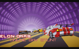 Elon Cars : Online Sky Stunt game cover